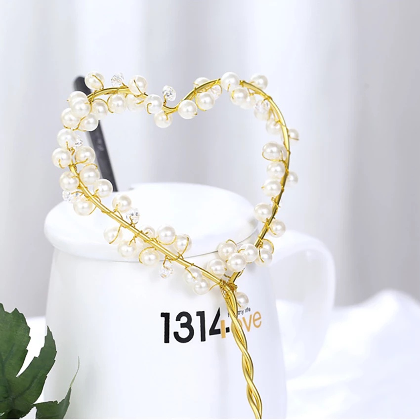 Đèn LED Hình Trái Tim Gắn Trang Trí Bánh Kem