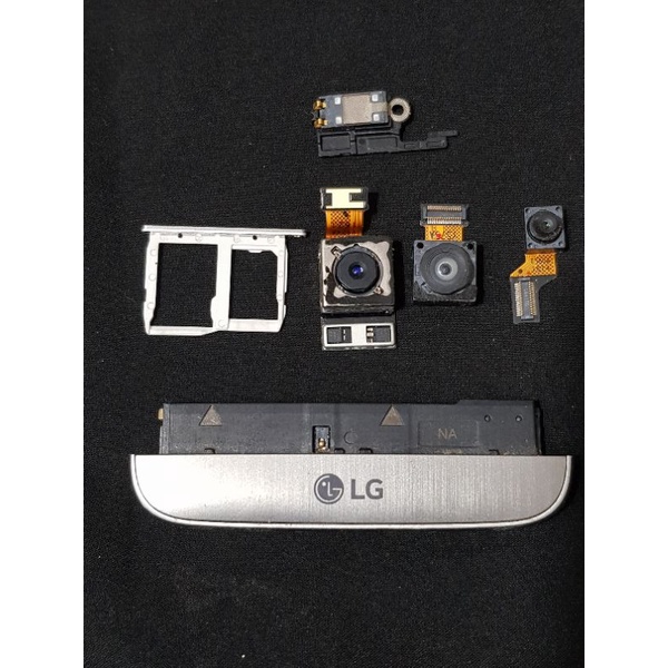 Camera sau và trước cho lg g5 và module của g5 mỹ at&t và loa trong khay sim cho ai cần