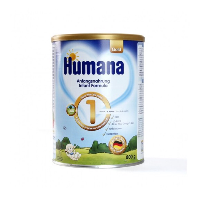 Sữa Bột Humana Gold số 1 cho bé (0-6 tháng)