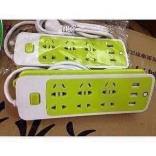 Ổ cắm điện đa năng 6 phích & 3 cổng sạc usb