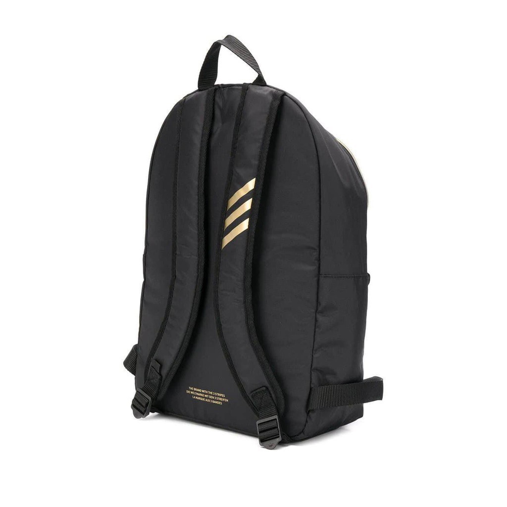 Ba Lô Đen Viền Khóa Gold [HÌNH THẬT] Classic Backpack