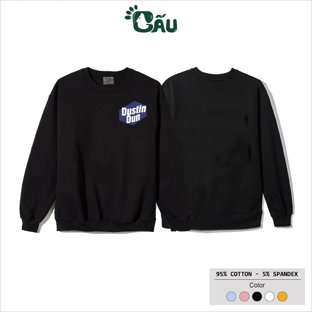 Áo sweater GẤU 194 vải thu đông co dãn, dày dặn mềm mịn form rộng phong cách Unisex - DUSTIN DUN | BigBuy360 - bigbuy360.vn