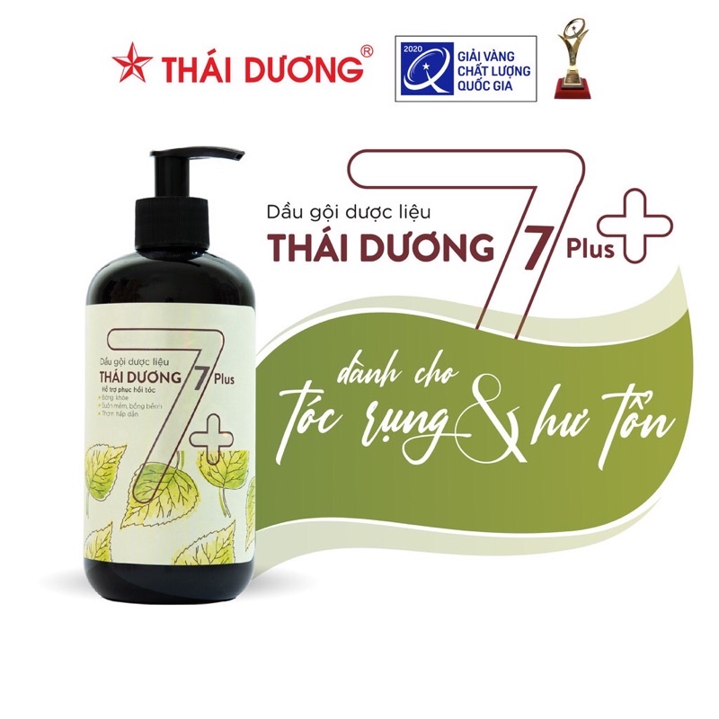 Dầu Gội & Dầu Xả Dược Liệu Thái Dương 7 Plus Hoa Phong Lan 480ml- Sao Thái Dương