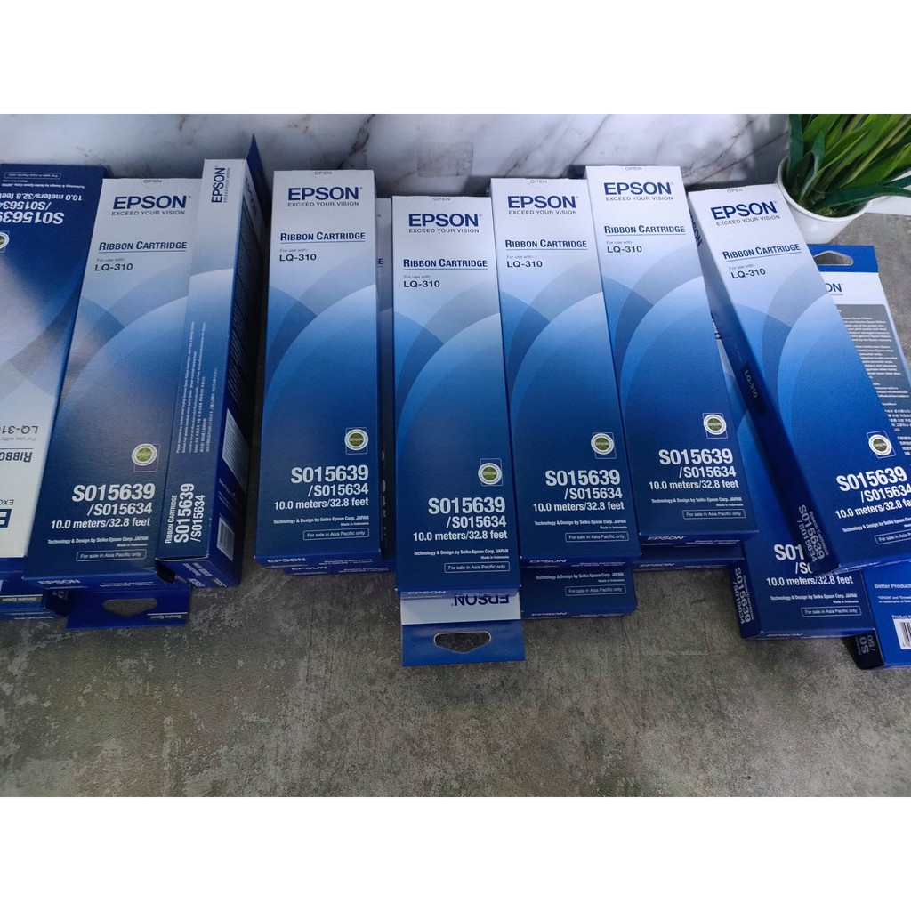 RUY BĂNG EPSON LQ310  HÁNG CHÍNH HÃNG - SỬ DỤNG CHO MÁY IN KIM EPSON LQ-310