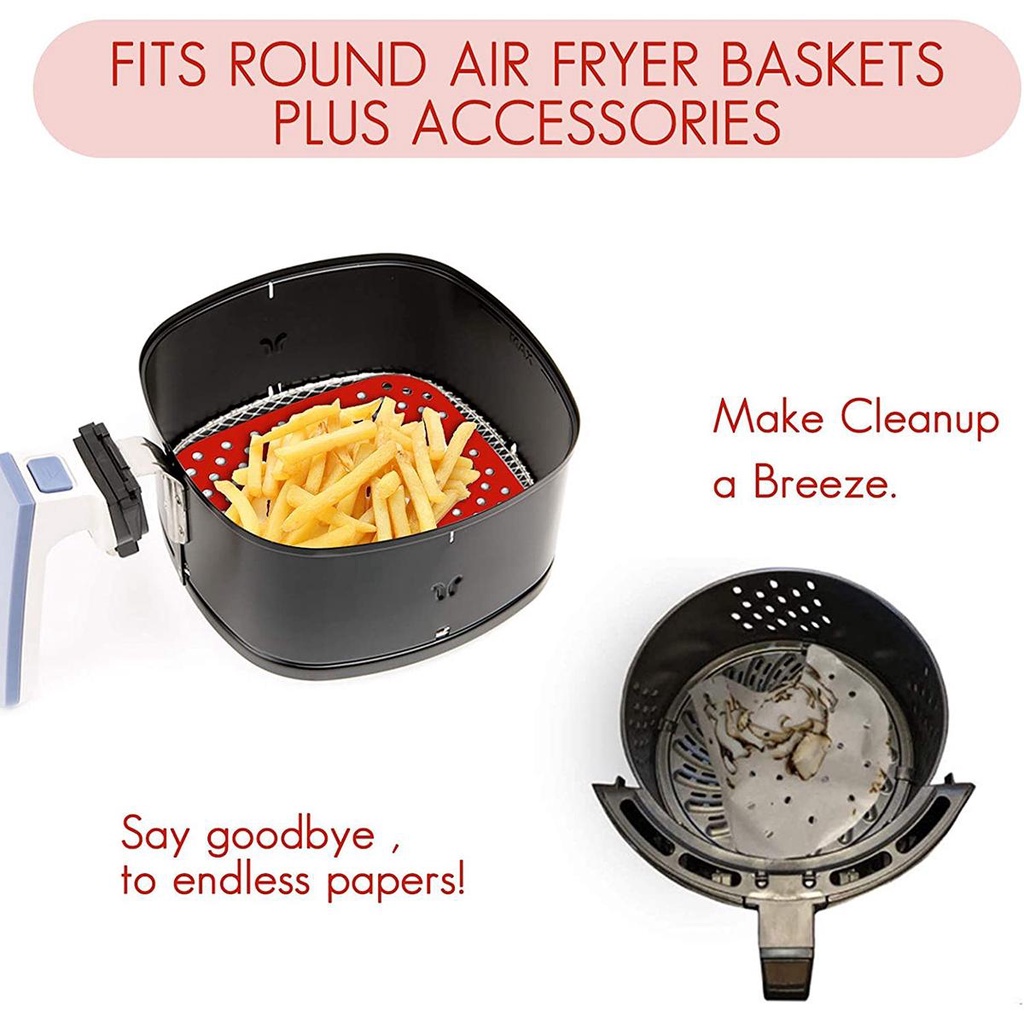 NICKOLAS Tấm Lót Vỉ Nướng Bằng Silicone Hình Vuông Tiện Dụng Cho Nhà Bếp