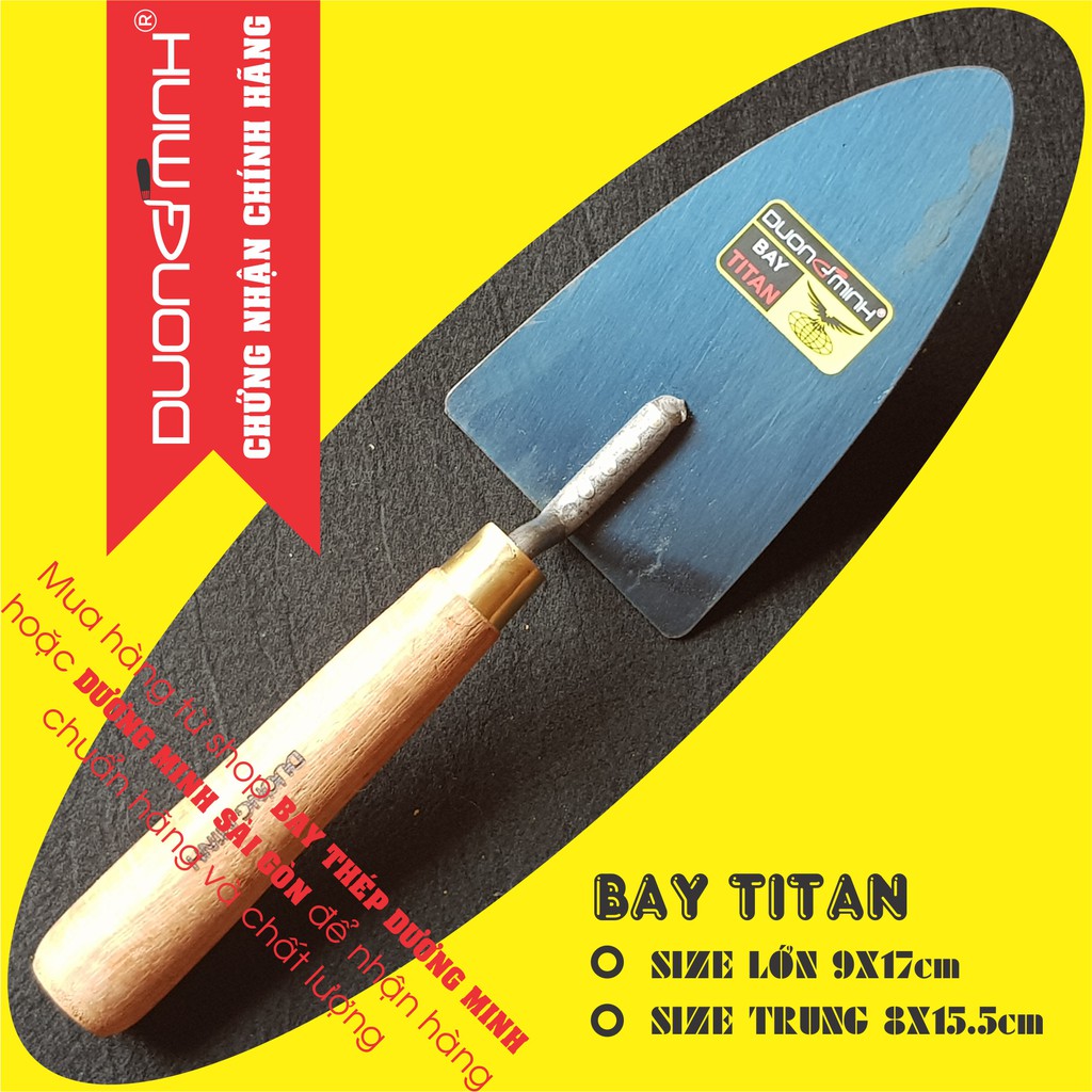 Bay TITAN - DƯƠNG MINH - thép lưỡi cưa, xây dựng, thợ hồ, xây tô, làm vườn