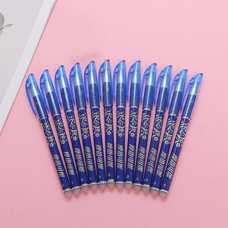 Bộ bút mực ngòi 0.5mm nhiều màu có thể xóa được