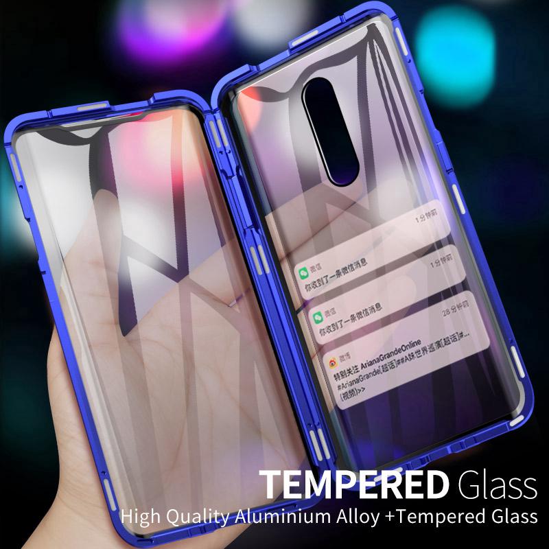 Ốp điện thoại kính cường lực từ tính cho OPPO F11 / F11 Pro / A9 / R19