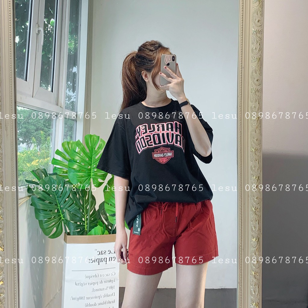 ẢNH TỰ CHỤP Short kaki trơn lưng thun