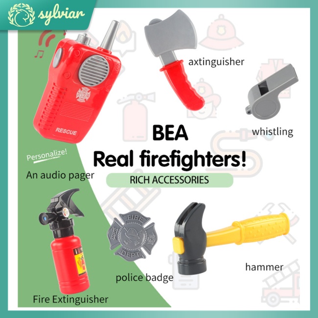 Bộ 12 Dụng Cụ Cứu Hỏa Đồ Chơi Dành Cho Bé