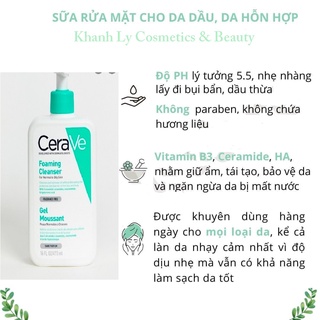 SỮA RỬA MẶT CERAVE 473ml