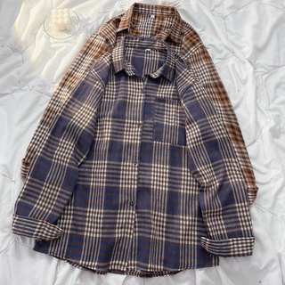 Áo sơ mi flannel unisex nam- nữ
