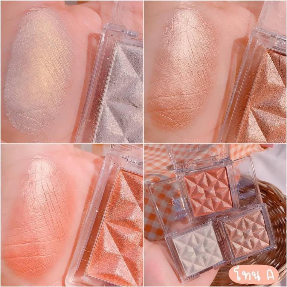 [Má Hồng - Mắt - Highlight] Phấn 3in1 Kiss Beauty Insta Glow Cheek & Highlight No.23196 | BigBuy360 - bigbuy360.vn