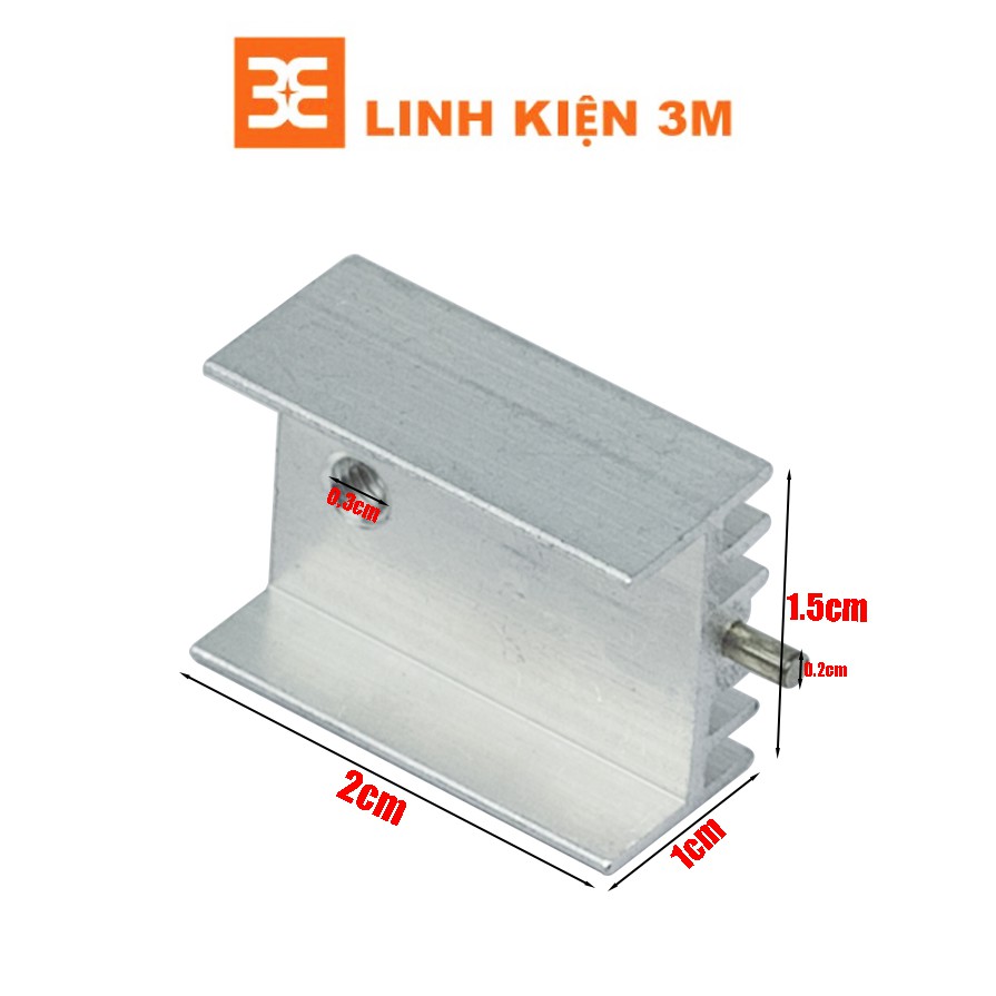 Tản nhiệt nhôm 78XX ( 21X15X10mm )