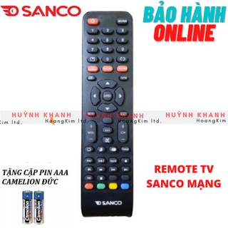 REMOTE  ĐIỀU KHIỂN TV SANCO MẠNG CHÍNH HÃNG