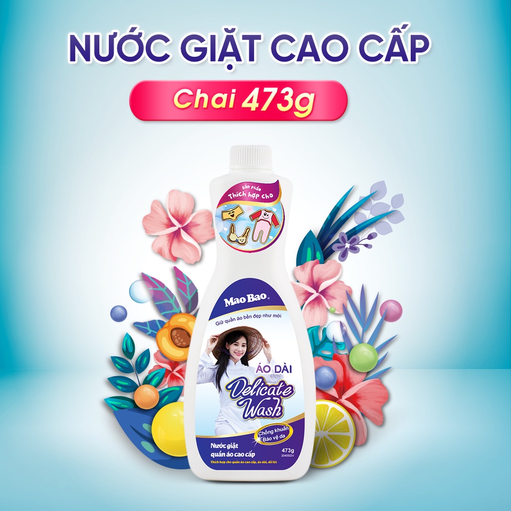 Nước Giặt Quần Áo Cao Cấp Mao Bao 473g