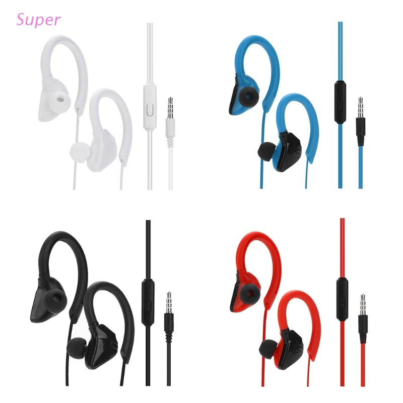 Tai Nghe Thể Thao Có Dây Kèm Móc Tai Cho Điện Thoại Di Động MP3/4