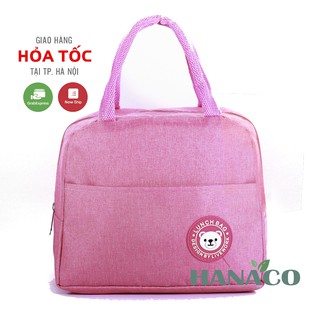 Túi tiện ích đựng cơm giữ nhiệt có lớp vải chống thấm nước tiện dụng - Hanaco Mart