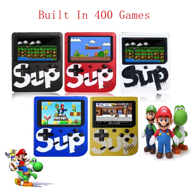 Máy Chơi game Bỏ Túi 8 bit 3.0 inch Cầm Tay Cổ Điển 400 Trò Chơi