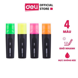 Bút nhớ dòng deli - bút dấu dòng - bút highlight - 2 chiếc - es600