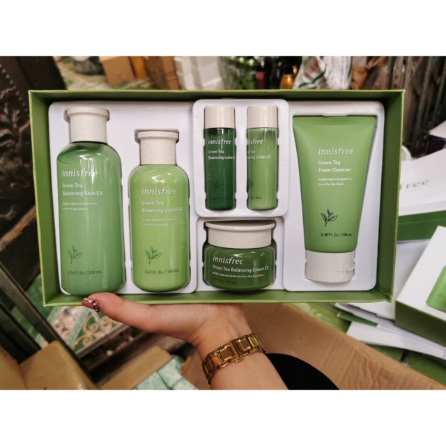 Set dưỡng trà xanh 6 món Innisfree 2019