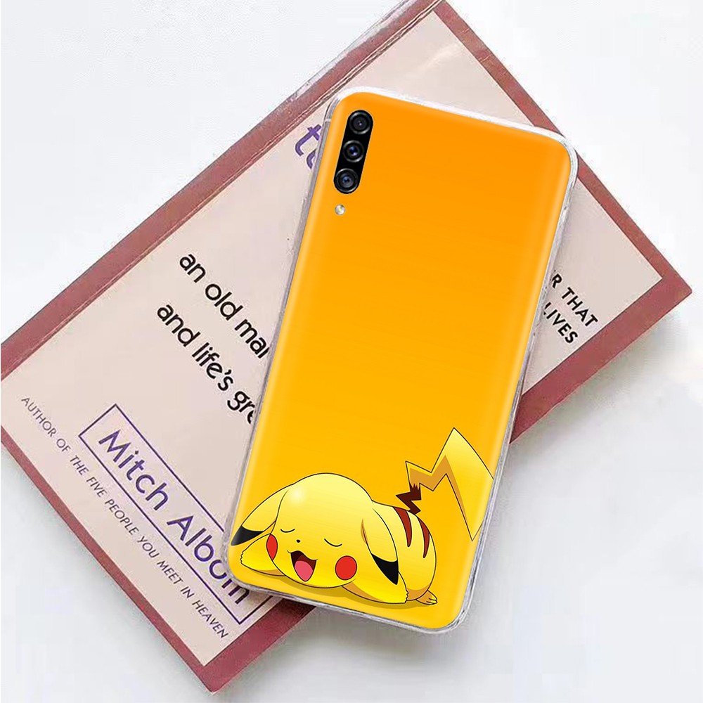 Ốp Điện Thoại Dẻo Trong Suốt Họa Tiết Hoạt Hình Pikachu Pokémon Dễ Thương Cho Motorola Moto G6 G7 G8 Power Play G9 Plus Gt239