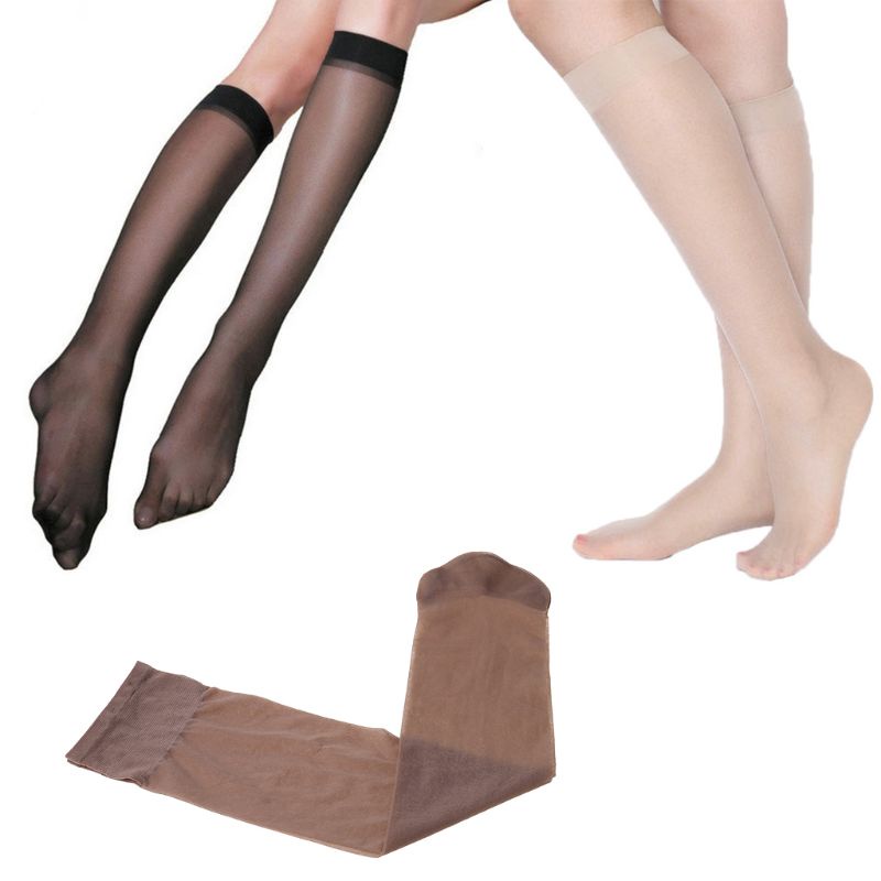 Tất Lụa xiangbao Cao Đến Đầu Gối Thời Trang Cho Nữ