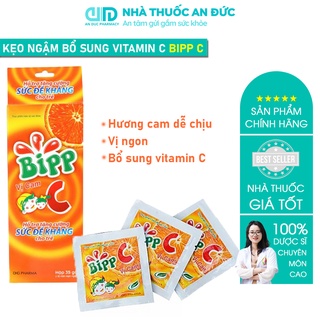 Kẹo ngậm bổ sung vitamin c bipp c dhg - nhà thuốc an đức