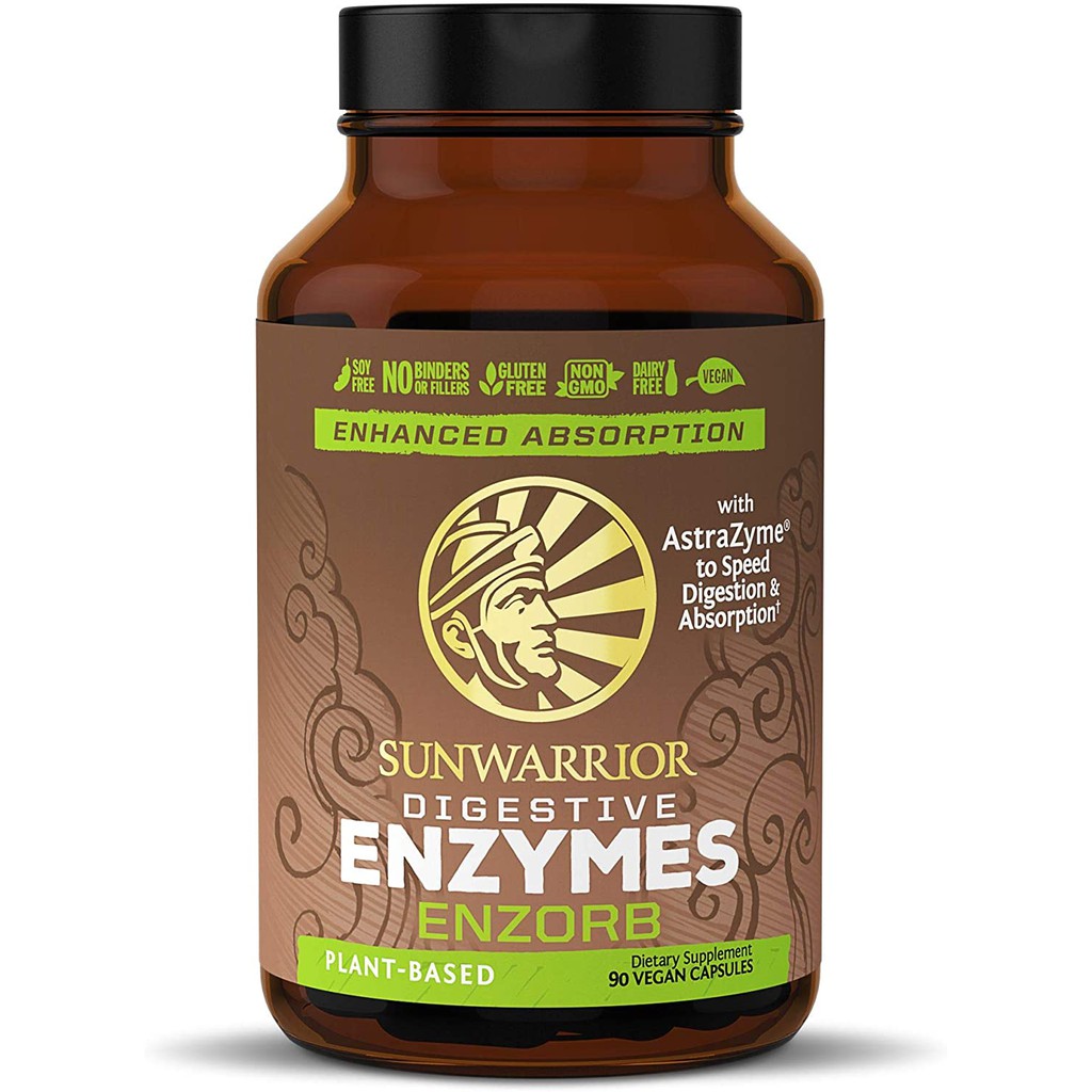Enzyme tiêu hóa Sunwarrior Enzorb Digestive Enzymes, lọ 90 viên