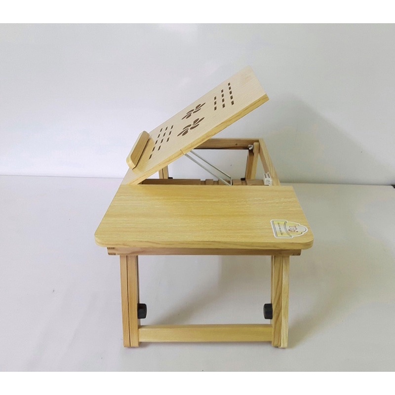 Bàn laptop gỗ MDF vân sồi