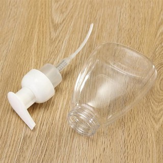 Combo 10c Chai tạo bọt 250ml thân trong nắp trắng