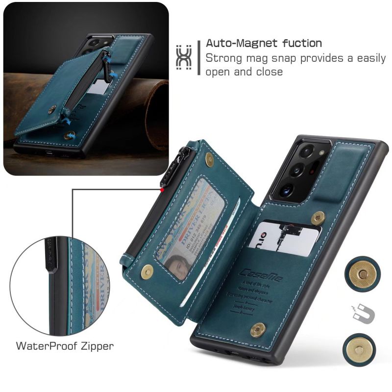 Ốp Điện Thoại Nắp Lật Có Ngăn Đựng Thẻ Và Giá Đỡ Cho Samsung Note 20 Ultra Note 20 Note10 Note10 Plus