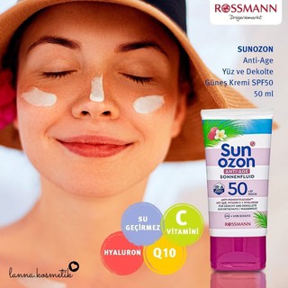 [SUNOZON] Kem chống nắng, chống lão hóa Sun Ozon Anti Age LSF 50 - Nội địa Đức