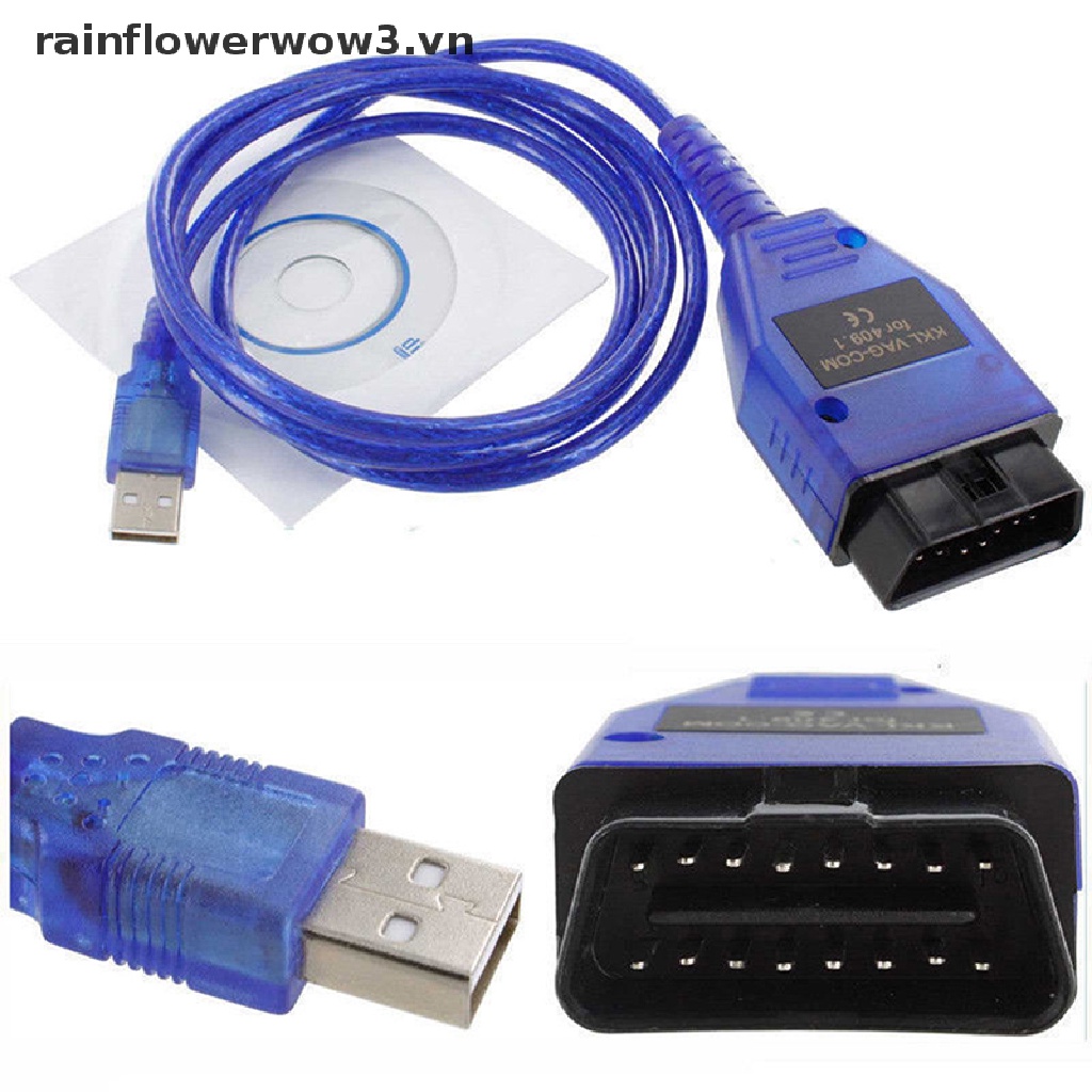 Cáp Usb KKL VAG-COM 409.1 OBD2 OBD VCDS VW / Audi / Seat A