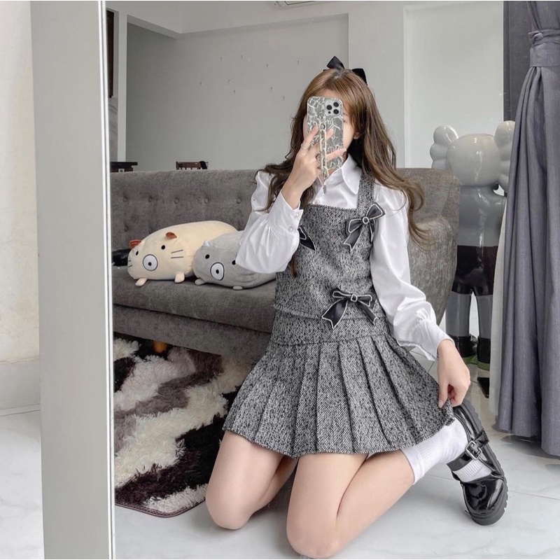 Nơ cài áo đính đá