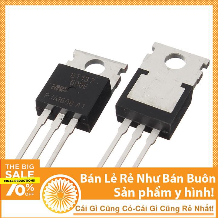 Linh Kiện BT137 600E TO220 8A 600v