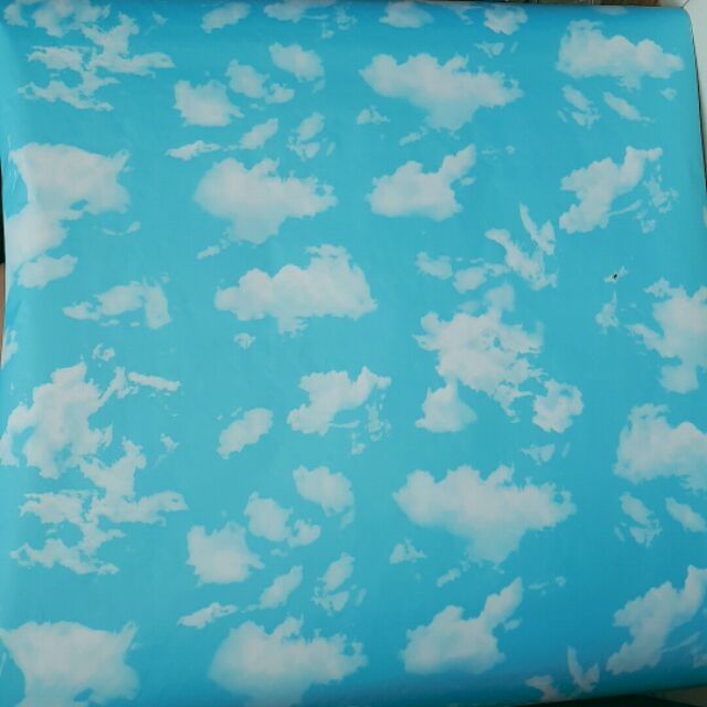 5m giấy dán tường mây trời đẹp