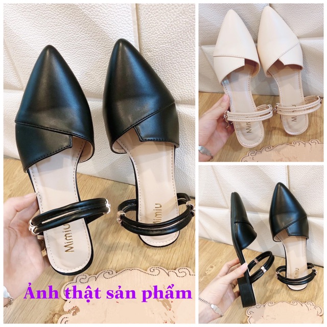 [Mã FASHIONG10 giảm 10k đơn 50k] Giày nữ gót cao 3p siêu xinh - mã 76 | BigBuy360 - bigbuy360.vn