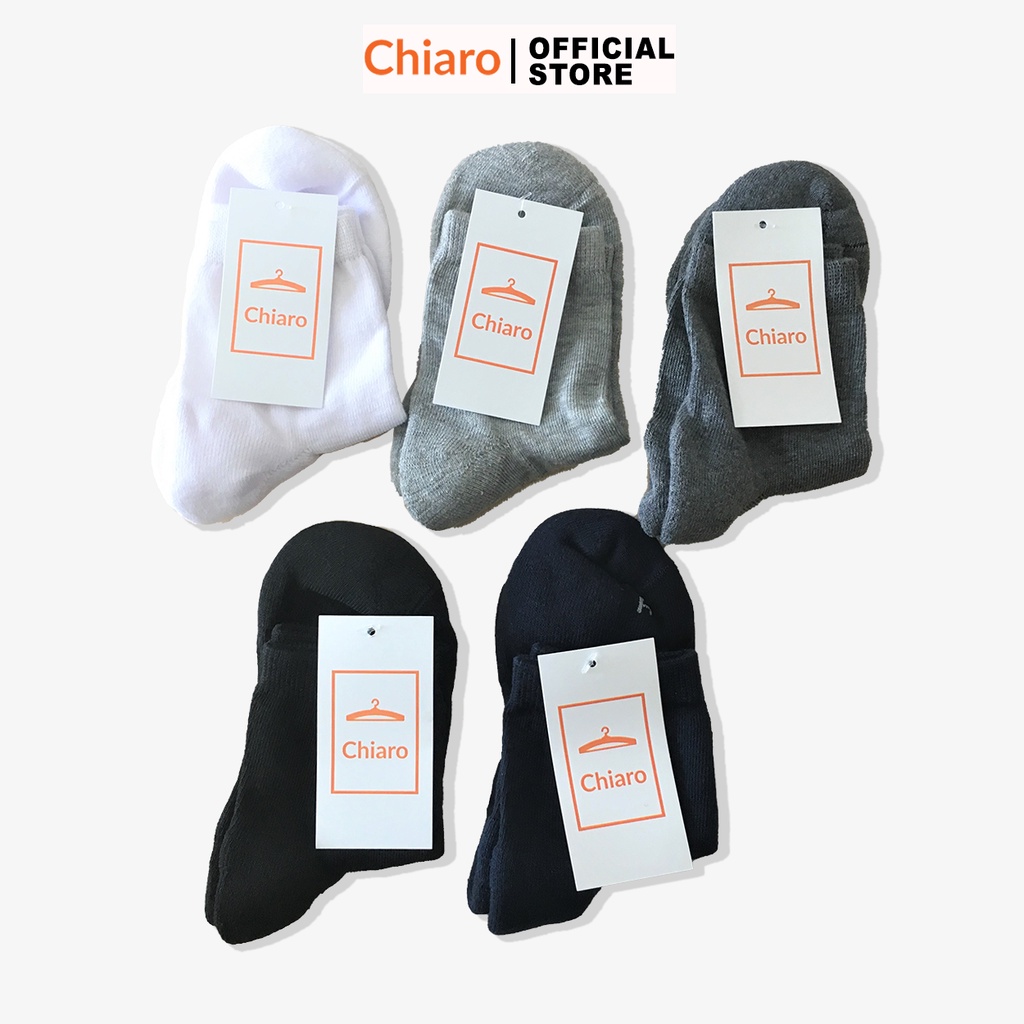 Tất vớ nam cổ ngắn unisex trơn cotton có đệm lót chân khử mùi thông hơi thoáng khí cao cấp