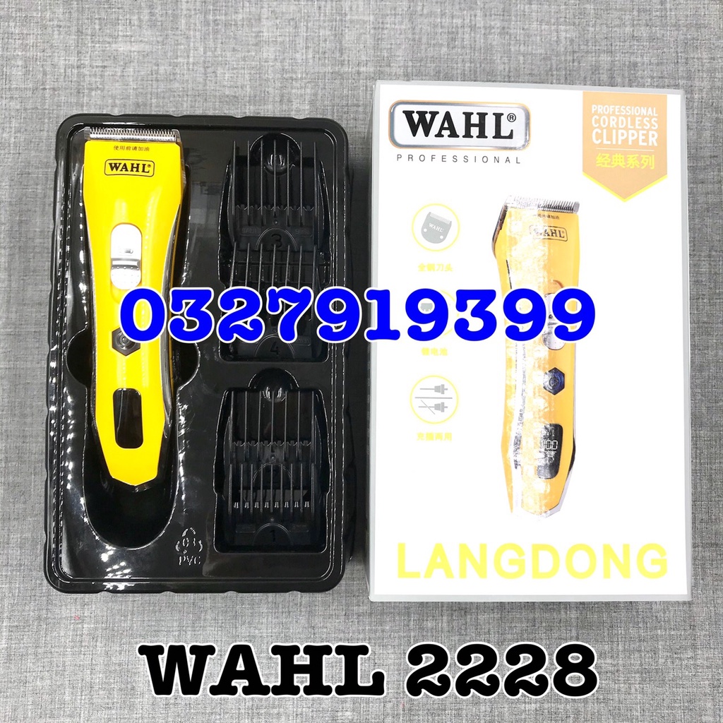 ✅Freeship✅ Tông đơ cắt tóc cao cấp WAHL 2228 - tặng dầu WAHL + chổi phủi