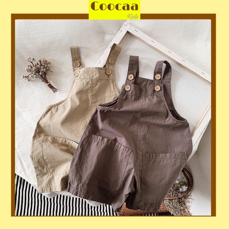 (Ảnh thật) Yếm ngắn siêu Hàn Quốc phù hợp bé trai bé gái size 80-120