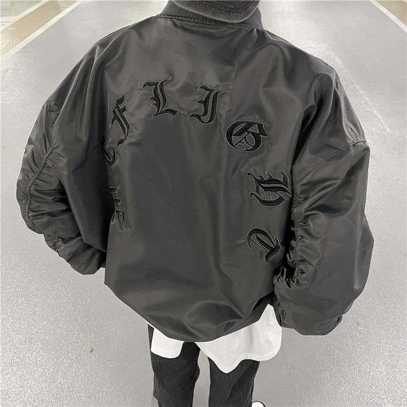 Áo Khoác Bóng Chày Thêu Họa Tiết Phong Cách Âu Mỹ Thời Trang Xuân Thu Cá Tính Cho Nam