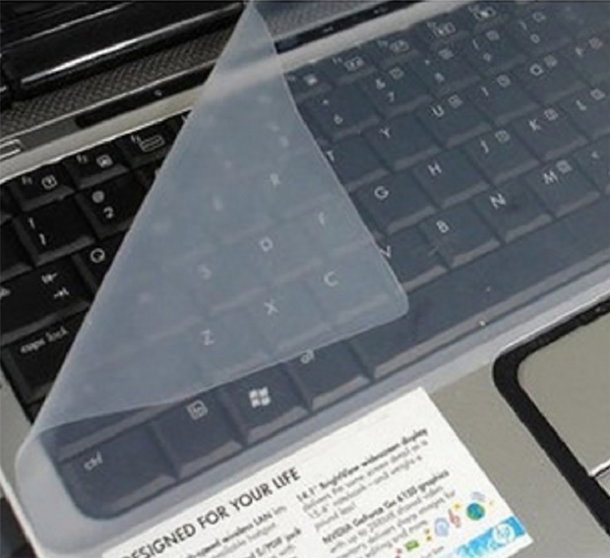 Miếng Phủ Bàn Phím Laptop 13 - 14 inch Silicon Chống Nước, Chống Bụi Bẩn