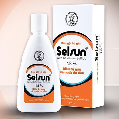 DẦU GỘI SELSUN 1.8% SELENIUM SULFIDE dùng cho người gàu nặng chai 100ml