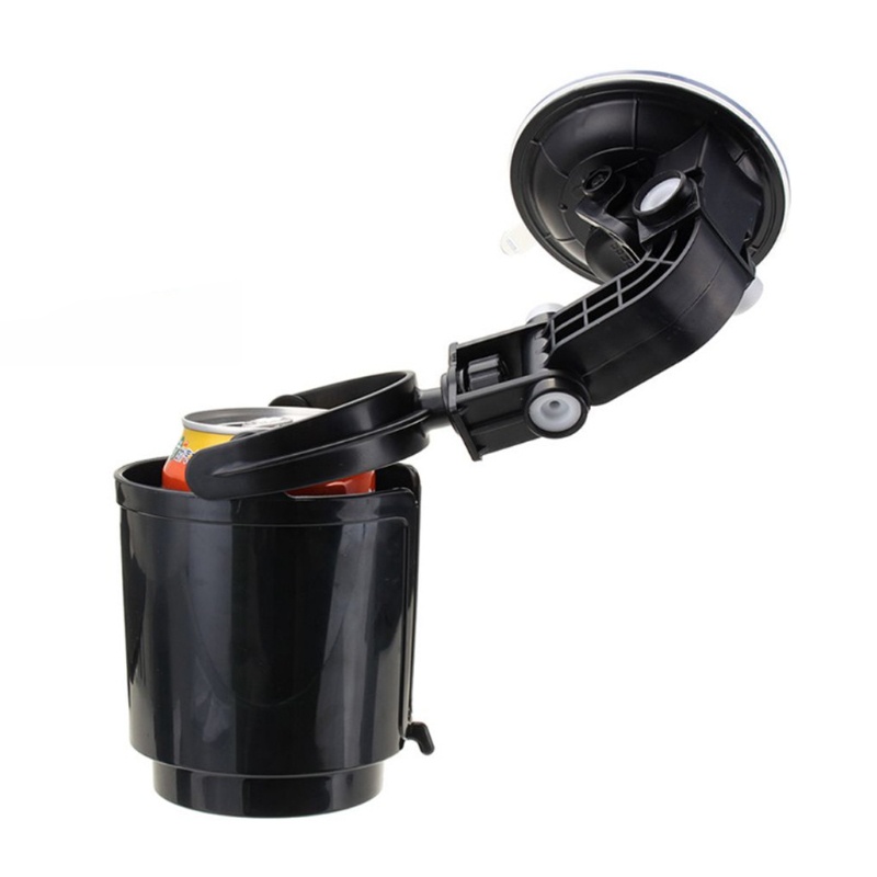 Giá Đỡ Cốc Nước Màu Đen Thiết Kế Gấp Gọn Tùy Chỉnh Tiện Dụng Cho Xe Hơi/ Xe Tải