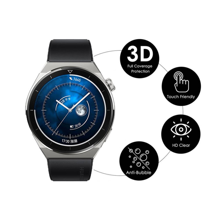 Miếng Dán Bảo Vệ Màn Hình Cong Cho huawei watch gt3 Pro gt3 Pro 46mm 43mm huawei watch gt 3 Pro