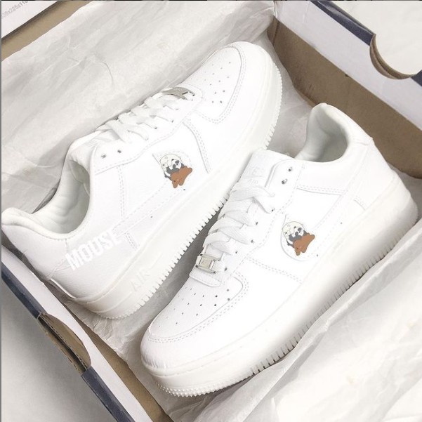 Giày 𝗔𝗳𝟭 Màu Trắng, Giày Thể Thao Sneaker Af1 Nam Nữ Bản Đẹp Đầy Đủ Bill Box