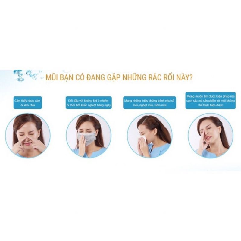 Bộ vệ sinh mũi Rohto NoseWash  Miniset 150ml [Nose wash, mini set]