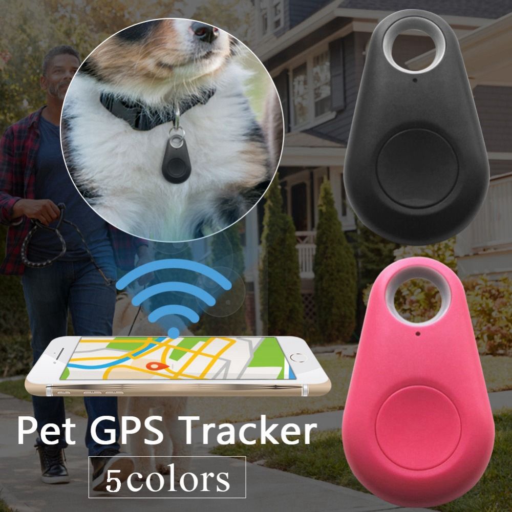 DARNELL Portable Pet Dog Tracker Wallet Child ITag Tracker Anti Lost Alarm Bluetooth Mini Smart Tag KeyFinder GPS Locator Kids Keychain/Multicolor