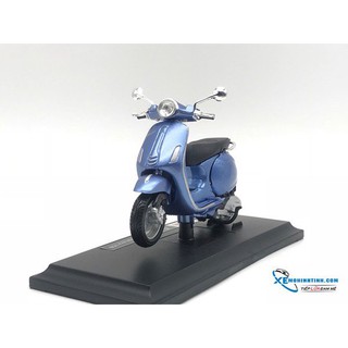 Xe Mô Hình Vespa Primavera 150 1:18 Maisto ( Xanh )